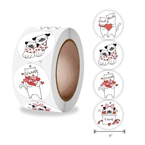 500 Cartoon Animals Stickers - Picture 3 of 4